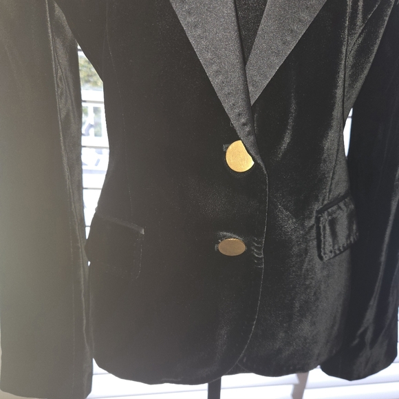 Dolce & Gabbana (D&G) velvet tuxedo blazer. EUC Size 42 - Picture 2 of 14